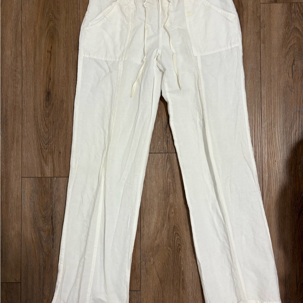 Women's White Casual Pants
